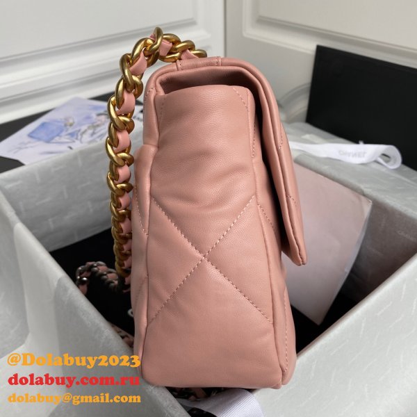 Top CC 19 Bags 2021 Pink 30CM 1:1 Mirror