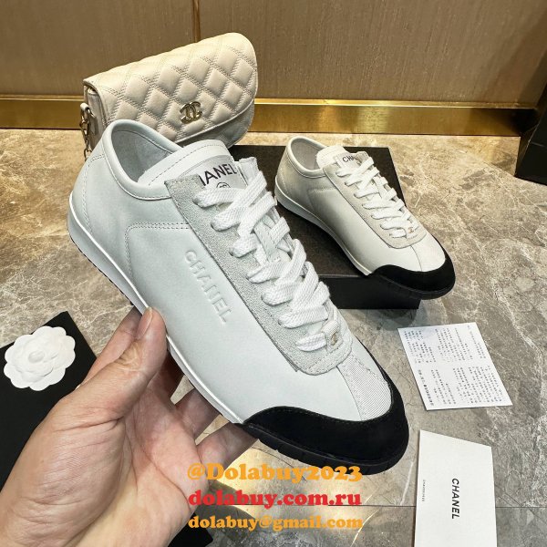 Copy chane Calf leather & calf suede sneaker 2024