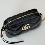 GG Marmont Gucci Knockoff Small Shoulder 802448 Black Bag