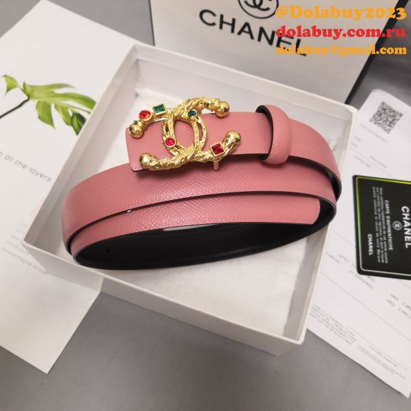 7 Star Fake CC Double C Belt Width 2.5cm 1101