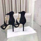 Suede Sandals Aura 95 Luxury Jimmy Choo Heel: 8.5 cm Shoes