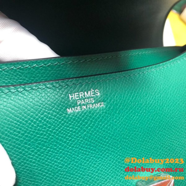 Hermes Constance Bag 23cm Epsom Leather Green Top Quality