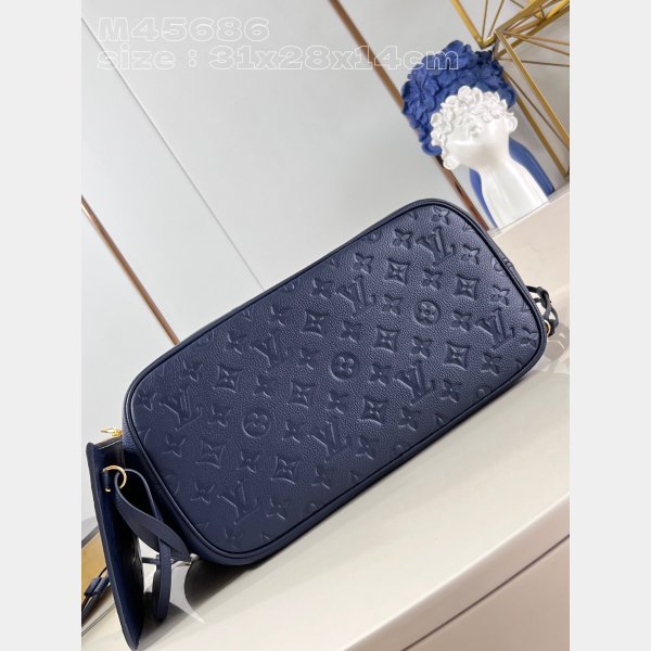 Neverfull 7 Star Tote Bag 1:1 Mirror Louis Vuitton M45686 Navy