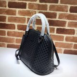 7 Star Gucci Copy Leather Convertible Micro GG Dome 449663 Bag