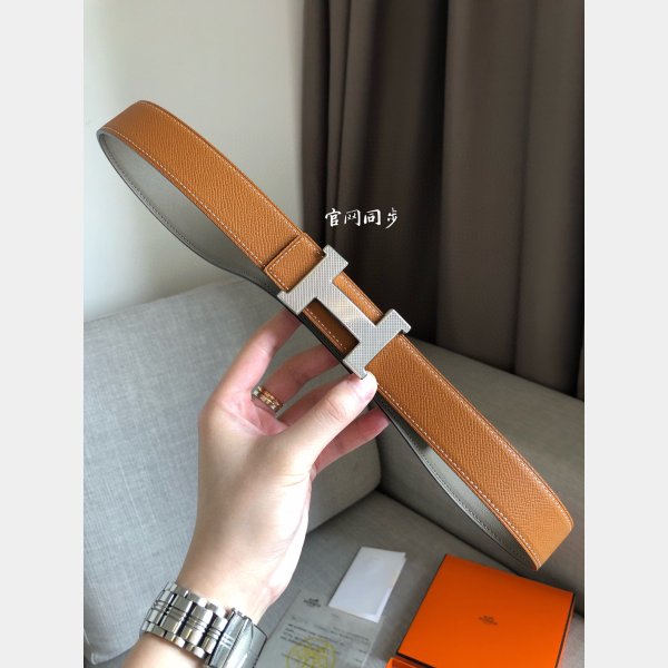 AAA+ Hermes Belts Reversible Leather Strap 32mm Designer Fake Store