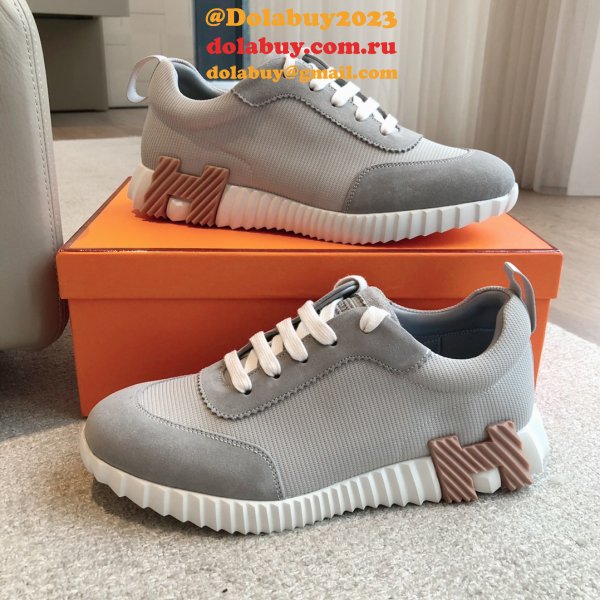 Top Quality HERMES MEN BOUNCING SNEAKER