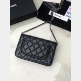 Knockoff CC WOC CHAIN BAG LAMBSKIN 19CM