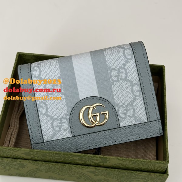 Gucci Best GG Supreme Ophidia Card Case Wallet 523155 Bag