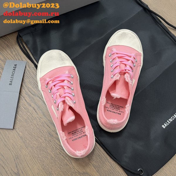 Best Quality UK Balenciaga Paris Canvas Shoes