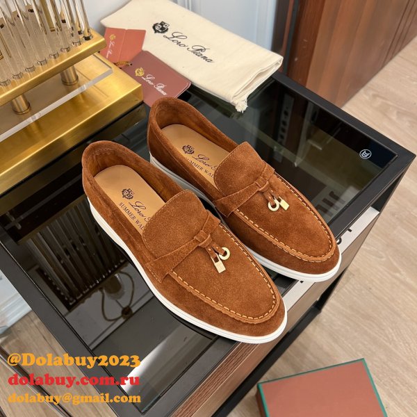 First Copy Loro Piana Fashion 2023 Retro Casual Shoes