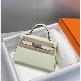 Hermes Outlet Epsom Kelly 19/25/28CM 1:1 Designer Bag