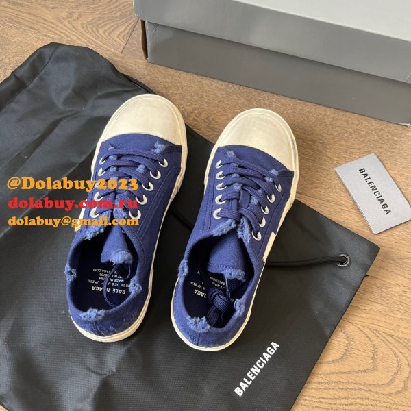 Best Quality UK Balenciaga Paris Canvas Shoes