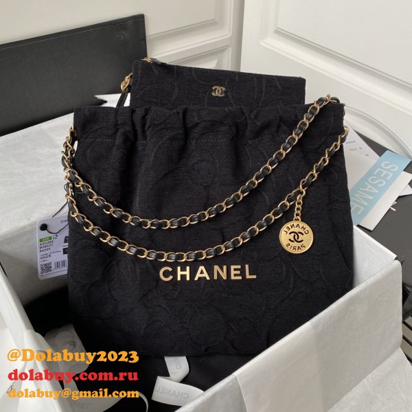 Buy Fake High-Quality Camellia 22 CC Bag AS3260 35cm