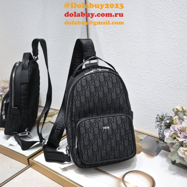 UK CHRISTIAN DIOR SLING Rider men bag