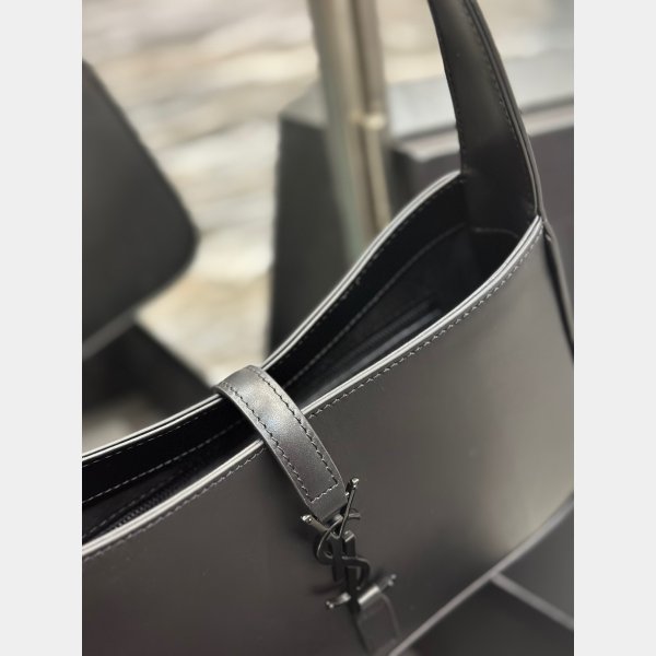 YSL High Quality Duplicate 657228 Perfect Black Hobo Bag