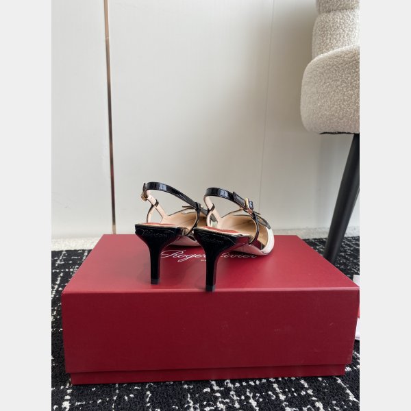 Roger Vivier Wholesale Slingback Heels Designer Luxury Shoes