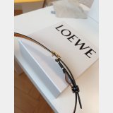 Fashion Loewe Women Belt 1:1 Mirror Smooth 1.5cm Width