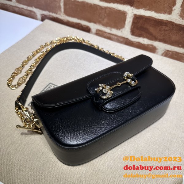 Knockoff Gucci Horsebit 1955 Shoulder Chain 735178 Designer Bag