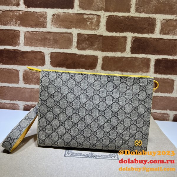 Pouch 1:1 Gucci Clutches Knockoff GG Detai 768255 Cheap Bag