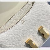 Hermes Constance Bag 18cm Epsom Leather Cream 1:1 Mirror