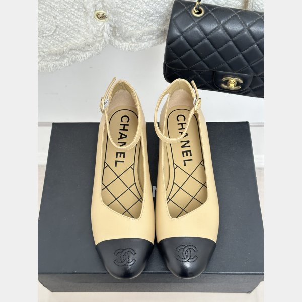 High-Quality Classic Fake Double C Mary Jane Shoes