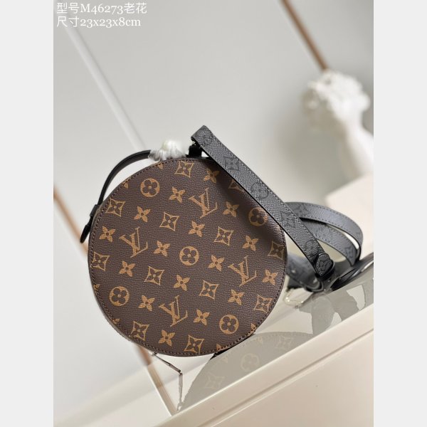 Louis Vuitton China Designer Fashion M46273 Audio Case Monogram Macassar Canvas