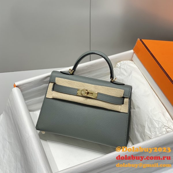 Buy Designer Best High Quality bag Hermes Kelly 19CM Mini Bags Online