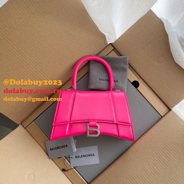 Sell High Quality Balenciaga Copy Plain Weave Hourglass 19/23cm Bag