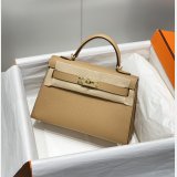 Hermes Outlet Epsom Kelly 19/25/28CM 1:1 Designer Bag