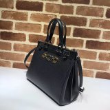 High Quality Leather Gucci 569712 Zumi Small Top Handle Copy Bag