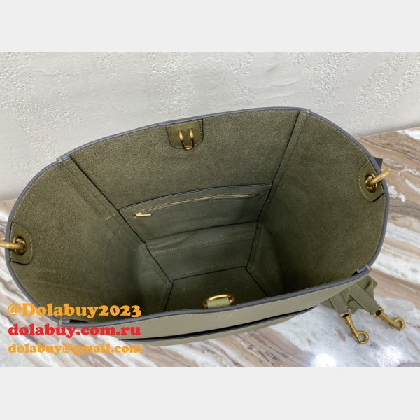 Top Quality Perfect Celine Sangle Army Green Shoulder Bags