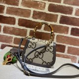 Best  1:1 Mirror Gucci Mini jumbo GG bag 686864 Bamboo