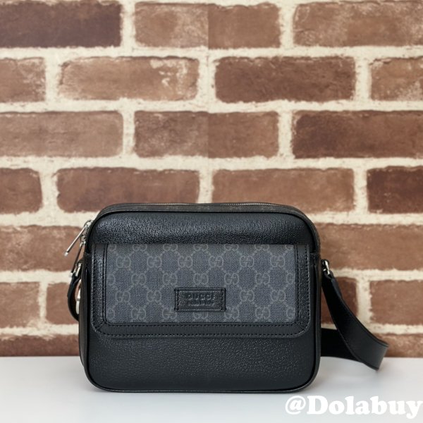 Men Gucci Luxurys 795464 Small GG Crossbody 795464 Black Bag