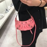 Wholesale Balenciaga 2022 21CM Crocodile Cheap Fake Le Cagole Purses AAA+ Quality