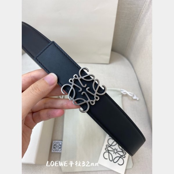 Loewe Top Quality Fashion Anagram 3.2CM Width Fashions Belts