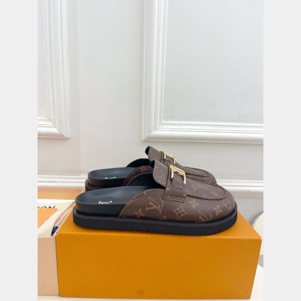 Upper Case Flat Open Back 1A884I Loafer Designer Louis Vuitton Shoes