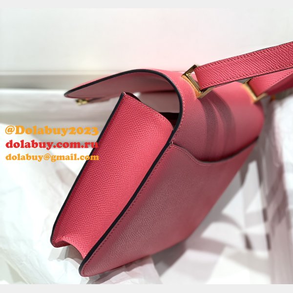 News Best Fashion Hermes Mirror Single Compartment 23CM Epsom Bags