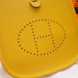 Hermes Evelyne Yellow Messenger Medium Bag Designer