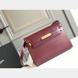 Copy YSL Saint Laurent Small Manhattan Top Handle Bag Red