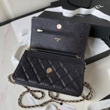 Designer Inspired AP3180 Black Woc Handbags