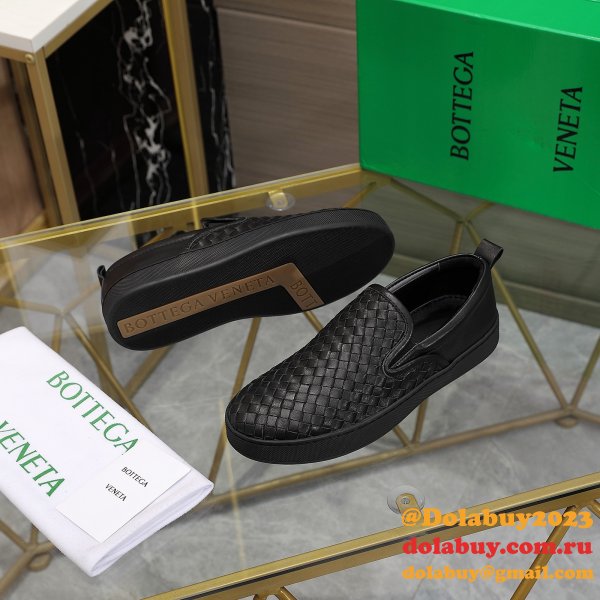 Bottega Veneta Cheap Flats Intrecciato Nappa Slip On Sneakers Shoes