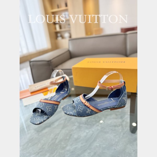 Luxury Duplicate LOUIS VUITTON Helios Flat Sandal