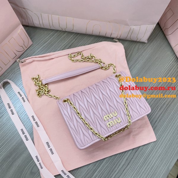 Copy High Quality 5BP065 Cheap Miu Miu Matelasse Bags