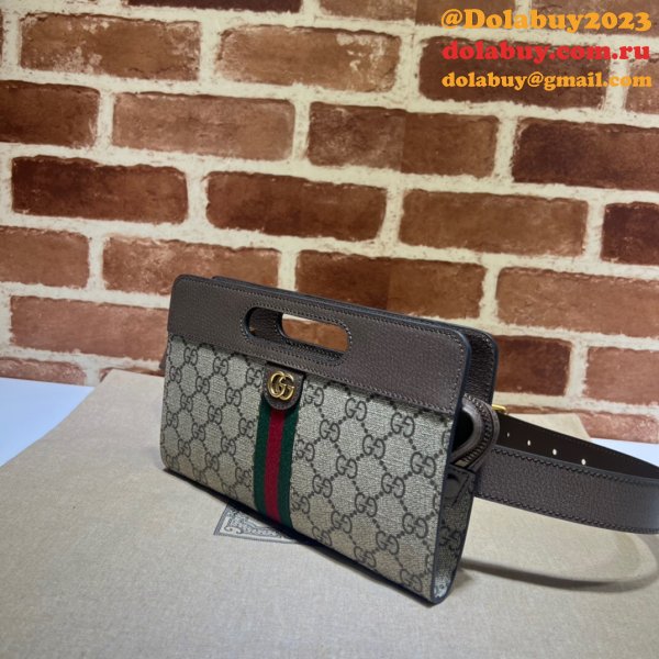 Gucci Top Quality Ophidia Ebony GG Supreme Belt 704196 Bag Store