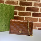 Gucci Our Best Designer 723787 GG Matelassé Chain Wallet