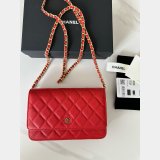 CLASSICAL Perfect CC WOC SMALL CAVIAR LEATHER CHAIN BAG