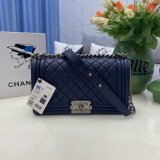 Perfect CC Le Boy Flap Bag caviar leather 25CM