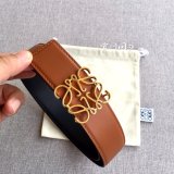 Loewe Designer High Quality bag Top 4.0CM Width Double-Sided Cowhide Belt