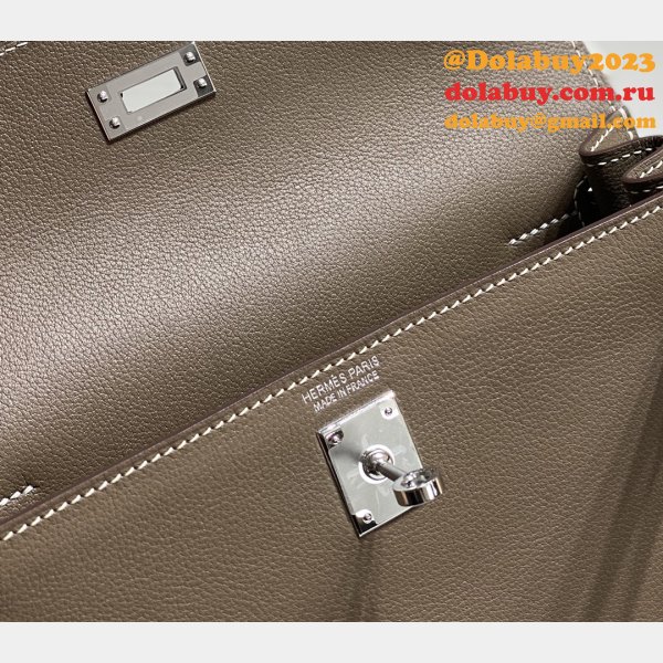 Best 7 Star HERMES KELLY DANSE 1:1 Mirror Bag