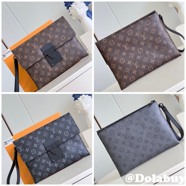 Designer M82598 Pochette S-Lock Monogram Eclipse Louis Vuitton Bag